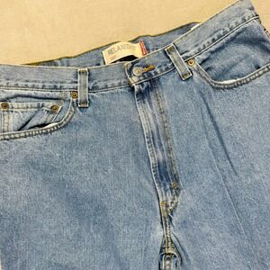 VTG Levi's 550 Men 36x32 Relaxed Fit Tapered Leg Medium Wash Comfort Y2K Red Tab